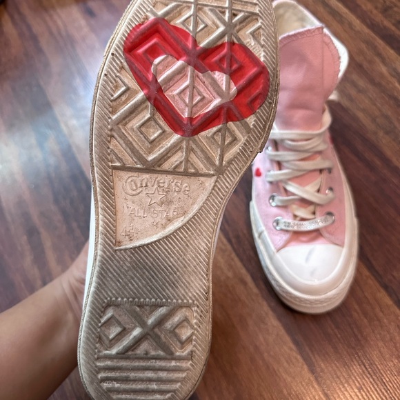 Converse Pink High-Top Sneakers - Picture 4 of 4